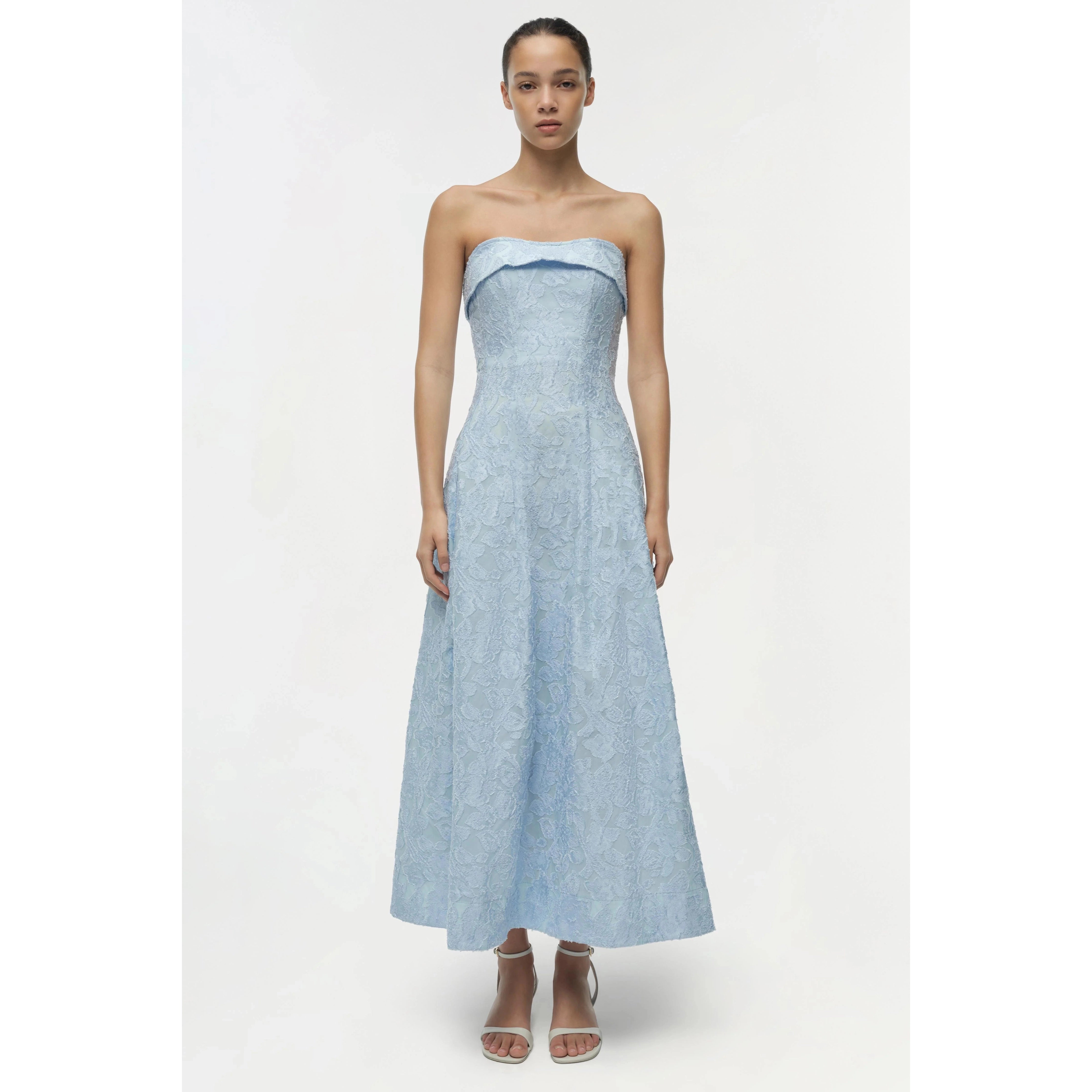 Valeria Jacquard Midi Dress Simkhai