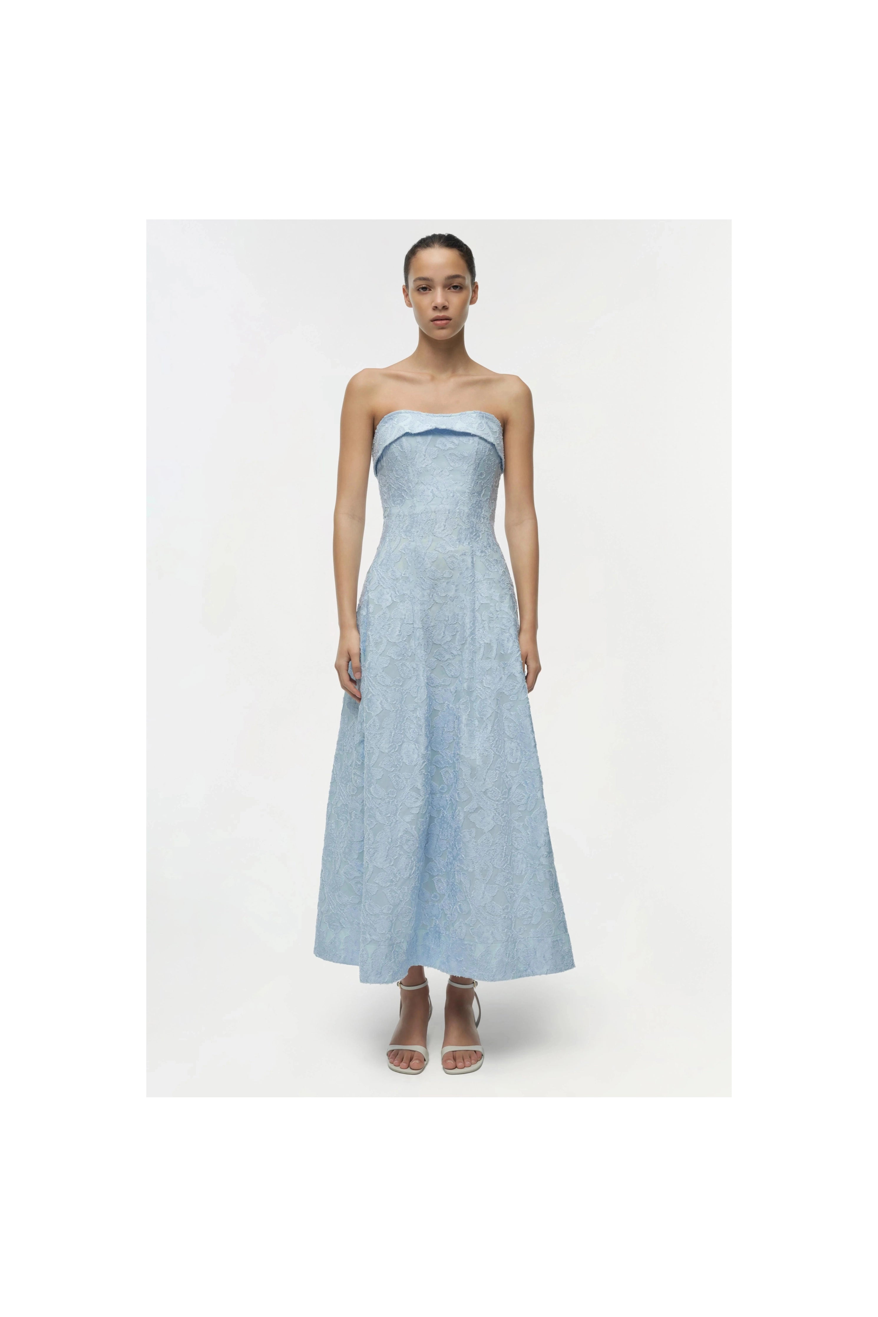 Valeria Jacquard Midi Dress Simkhai