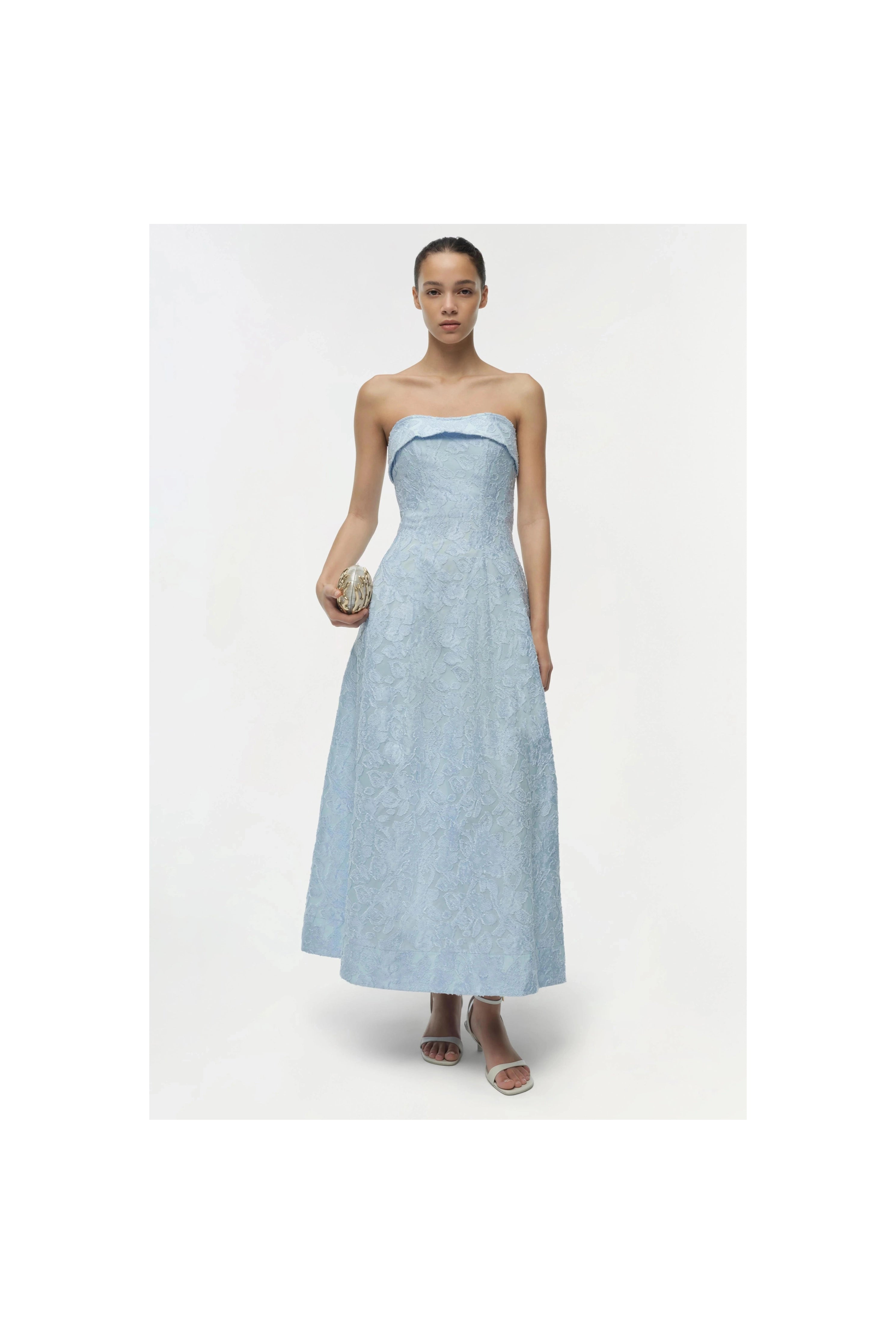 Valeria Jacquard Midi Dress Simkhai