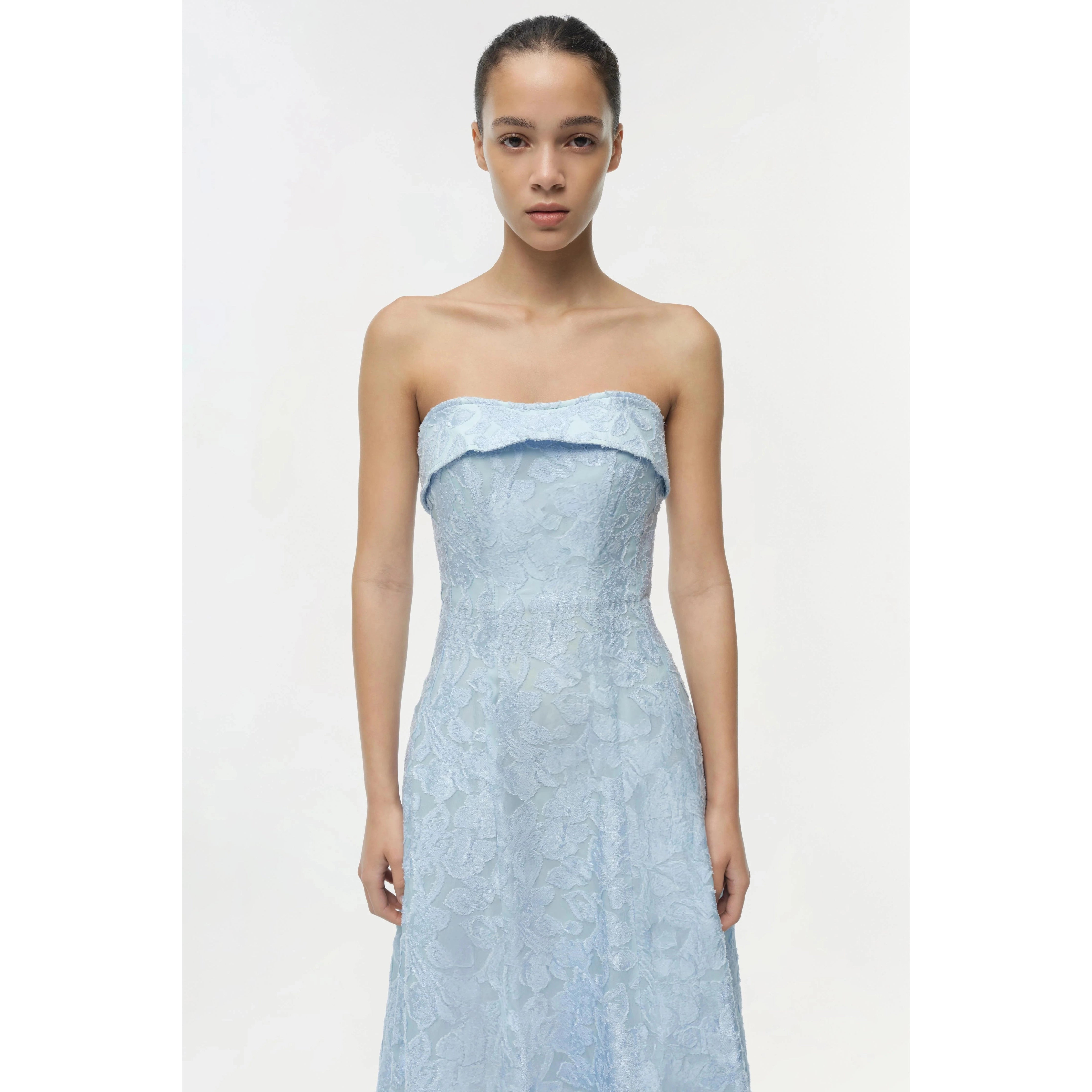 Valeria Jacquard Midi Dress Simkhai