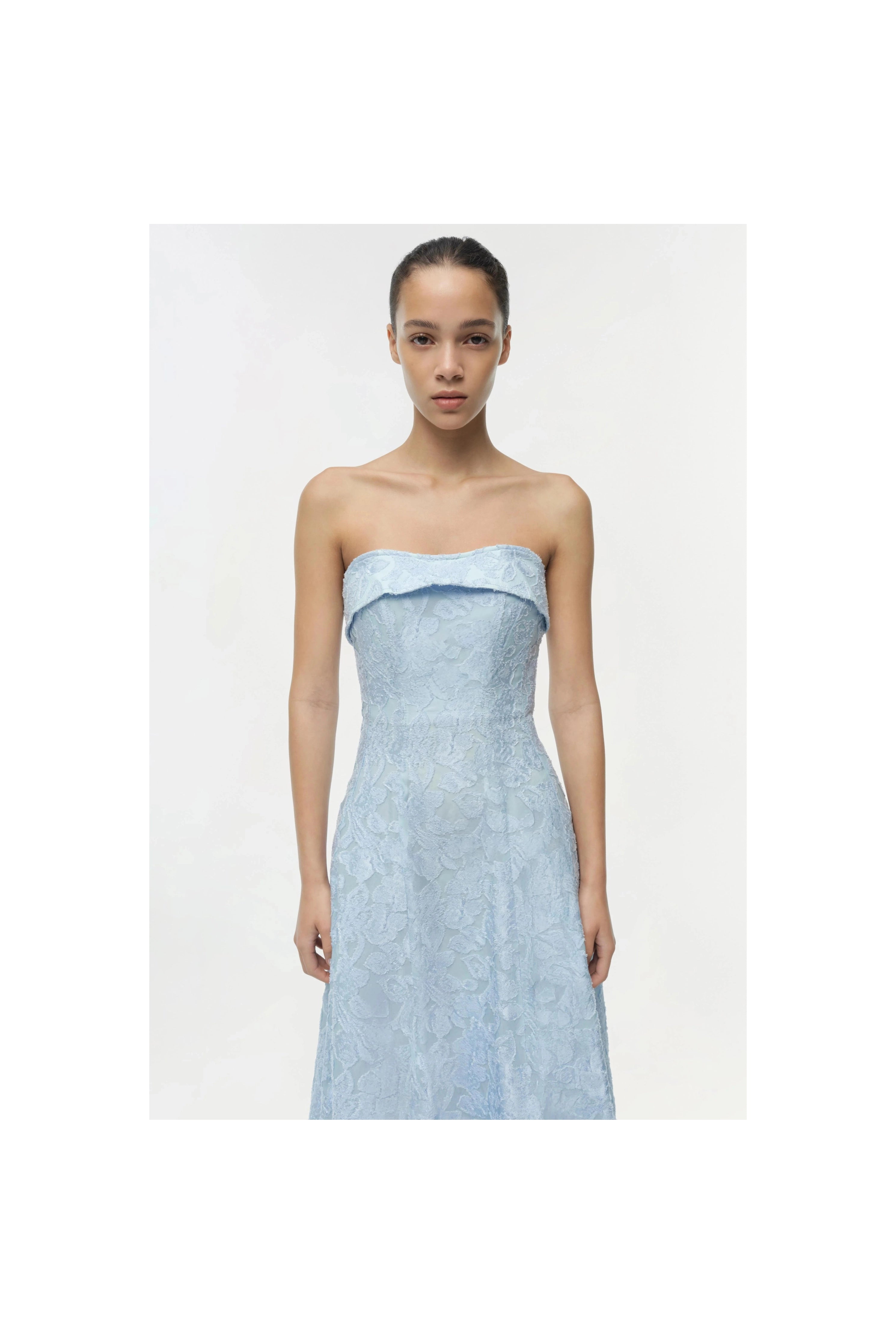 Valeria Jacquard Midi Dress Simkhai