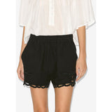 Isabel Marant Etolie Safa Shorts Faded Black