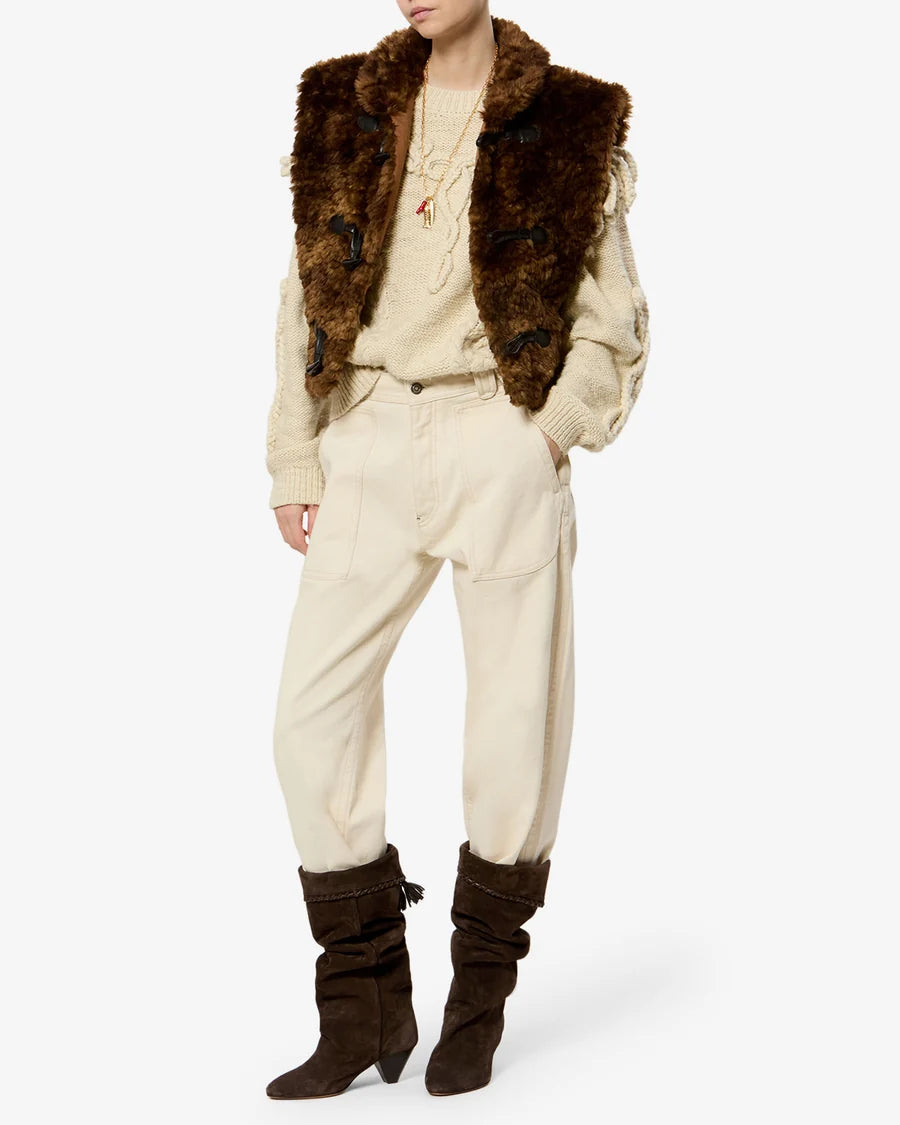 Jocya Fur Vest Isabel Marant