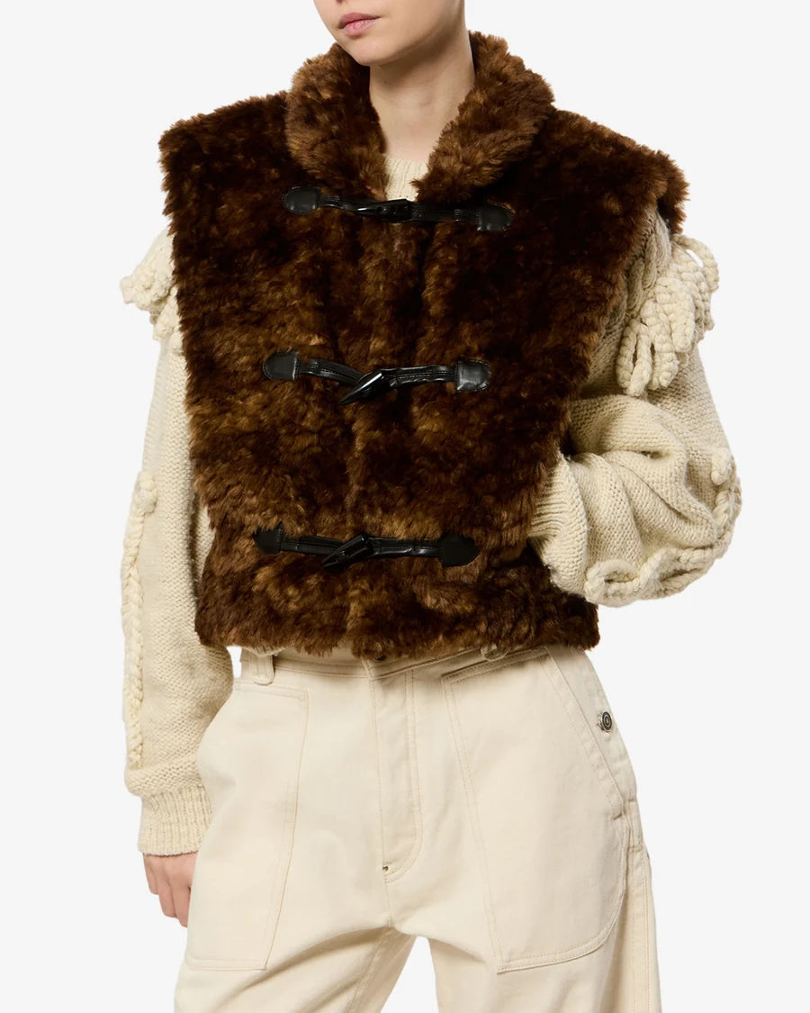 Jocya Fur Vest Isabel Marant