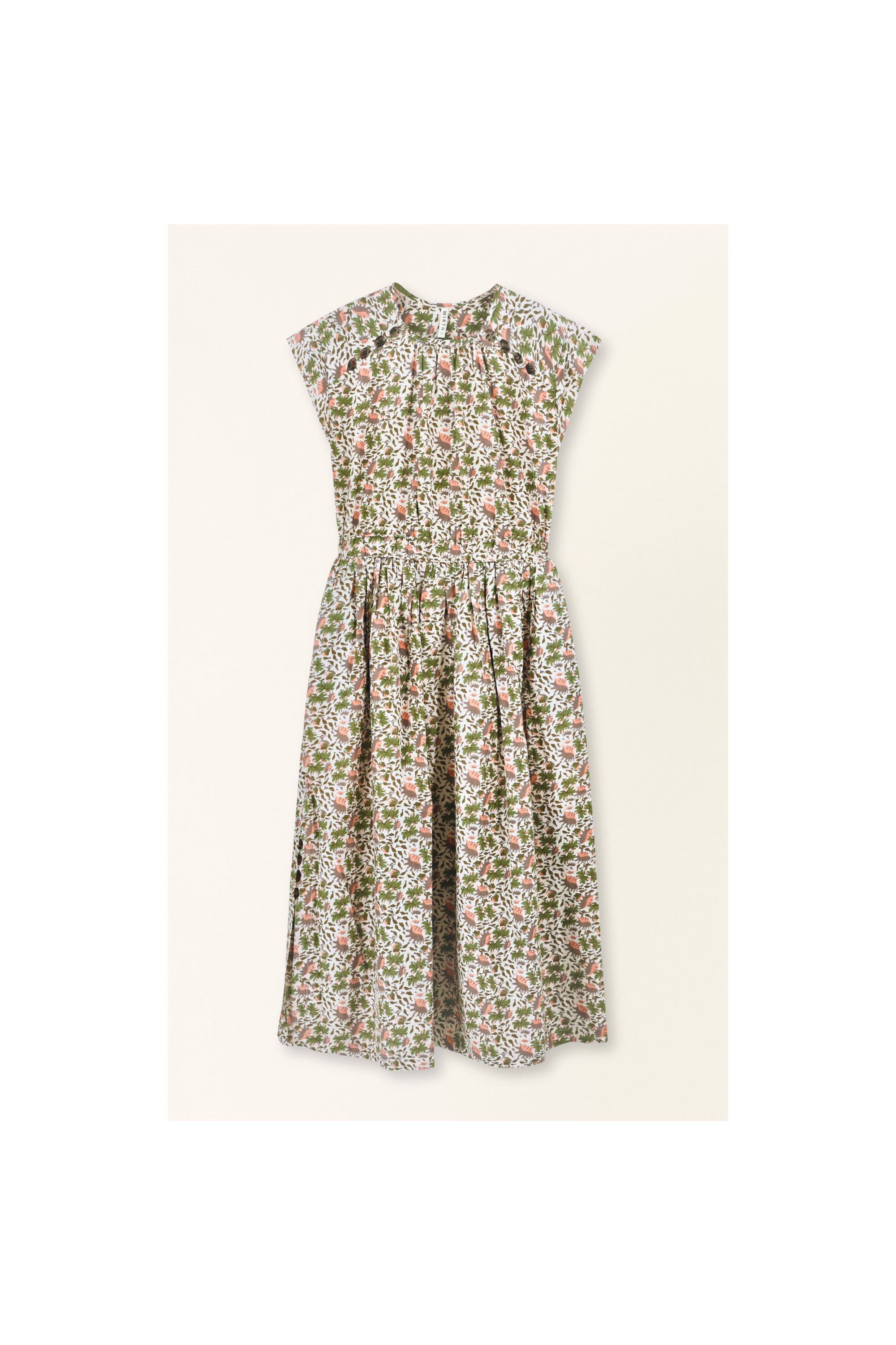 Merida Dress in Pink Cowrie MIRTH