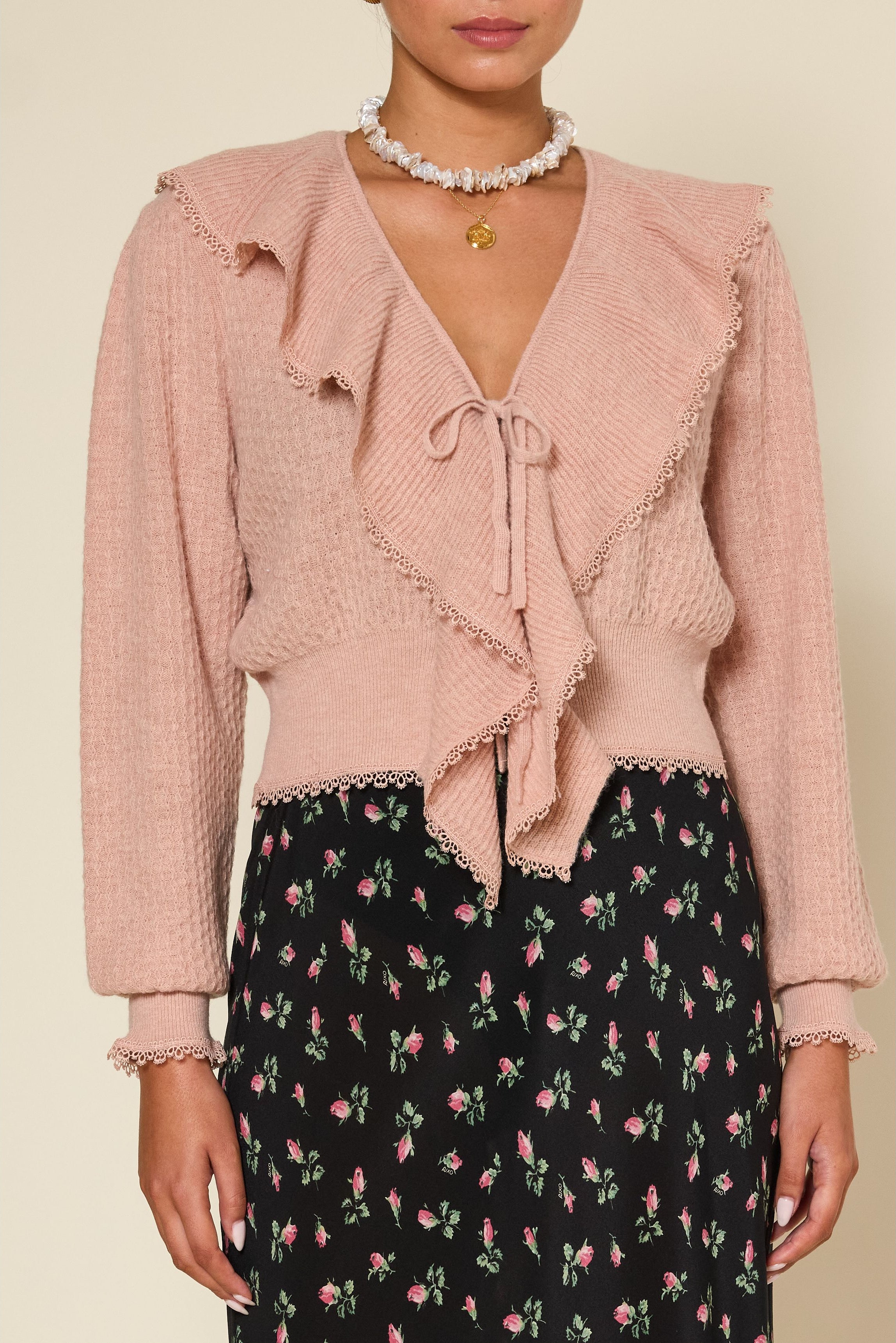 Kianna Cardigan Blush