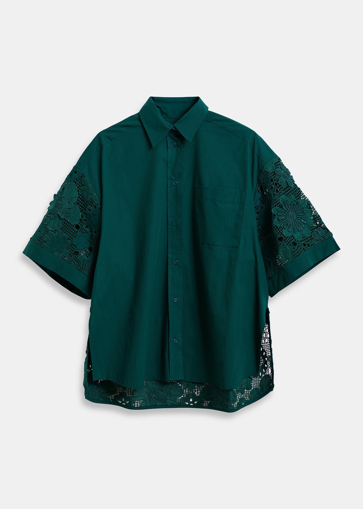 KALI OVERSIZED LACE SHIRT ESSENTIEL ANTWERP