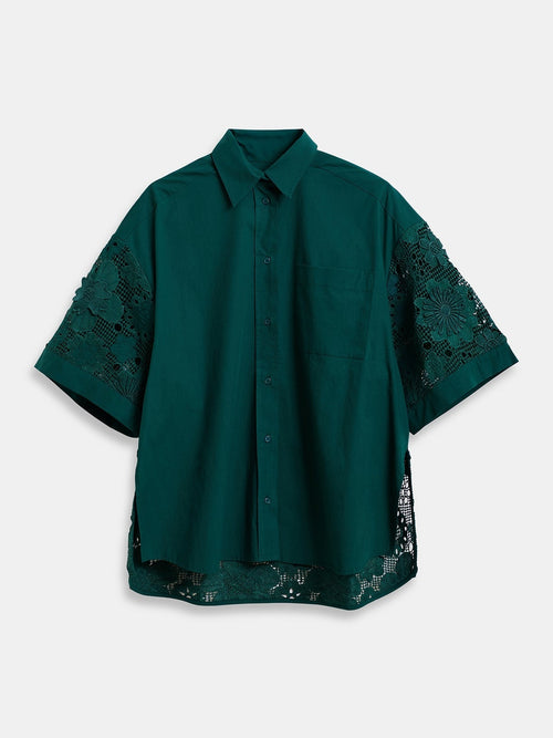 KALI OVERSIZED LACE SHIRT ESSENTIEL ANTWERP
