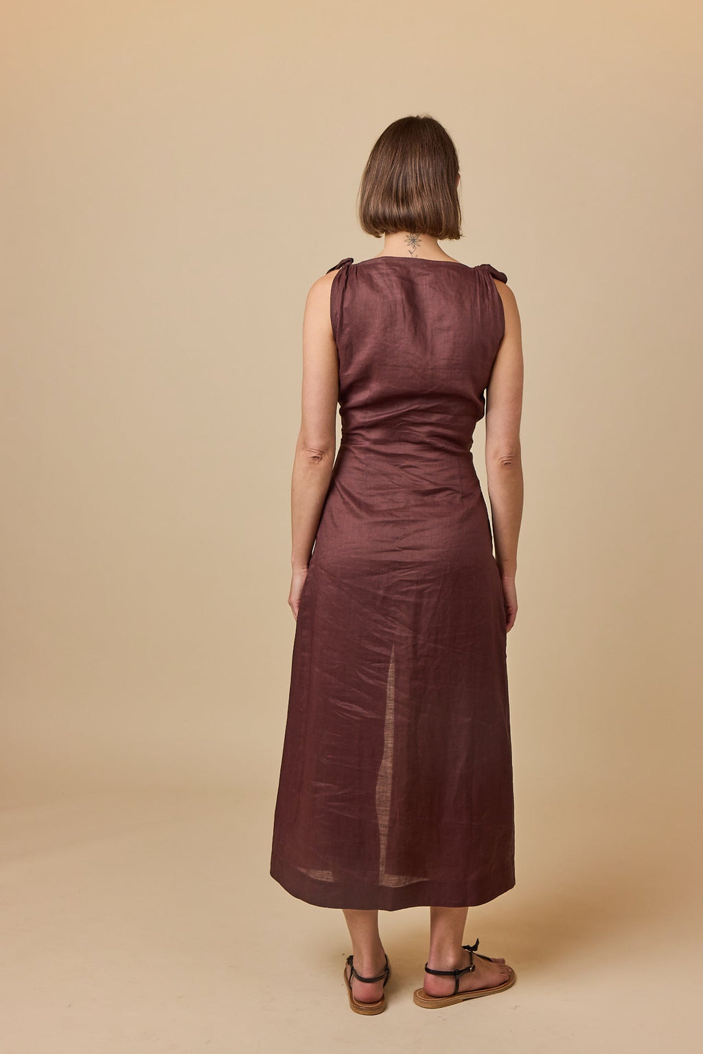 AMORETTE RAMIE DRESS Dôen (shopdoen.com)