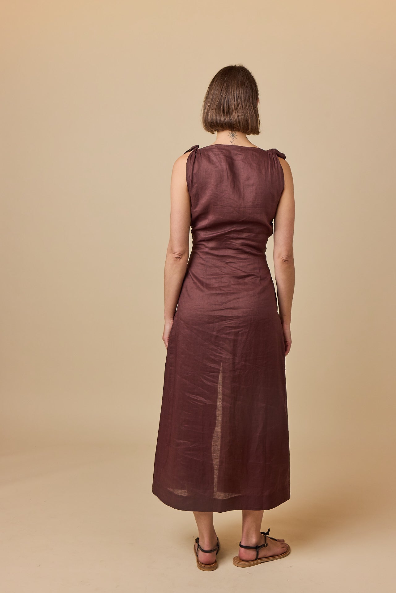 AMORETTE RAMIE DRESS Dôen (shopdoen.com)