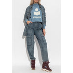 Dim Gray Isabel Marant Nayla Pants Faded Blue