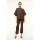 Staud Capsule Top Dark Chocolate