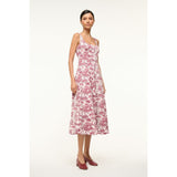 Staud Wells Dress Bordeaux Toile