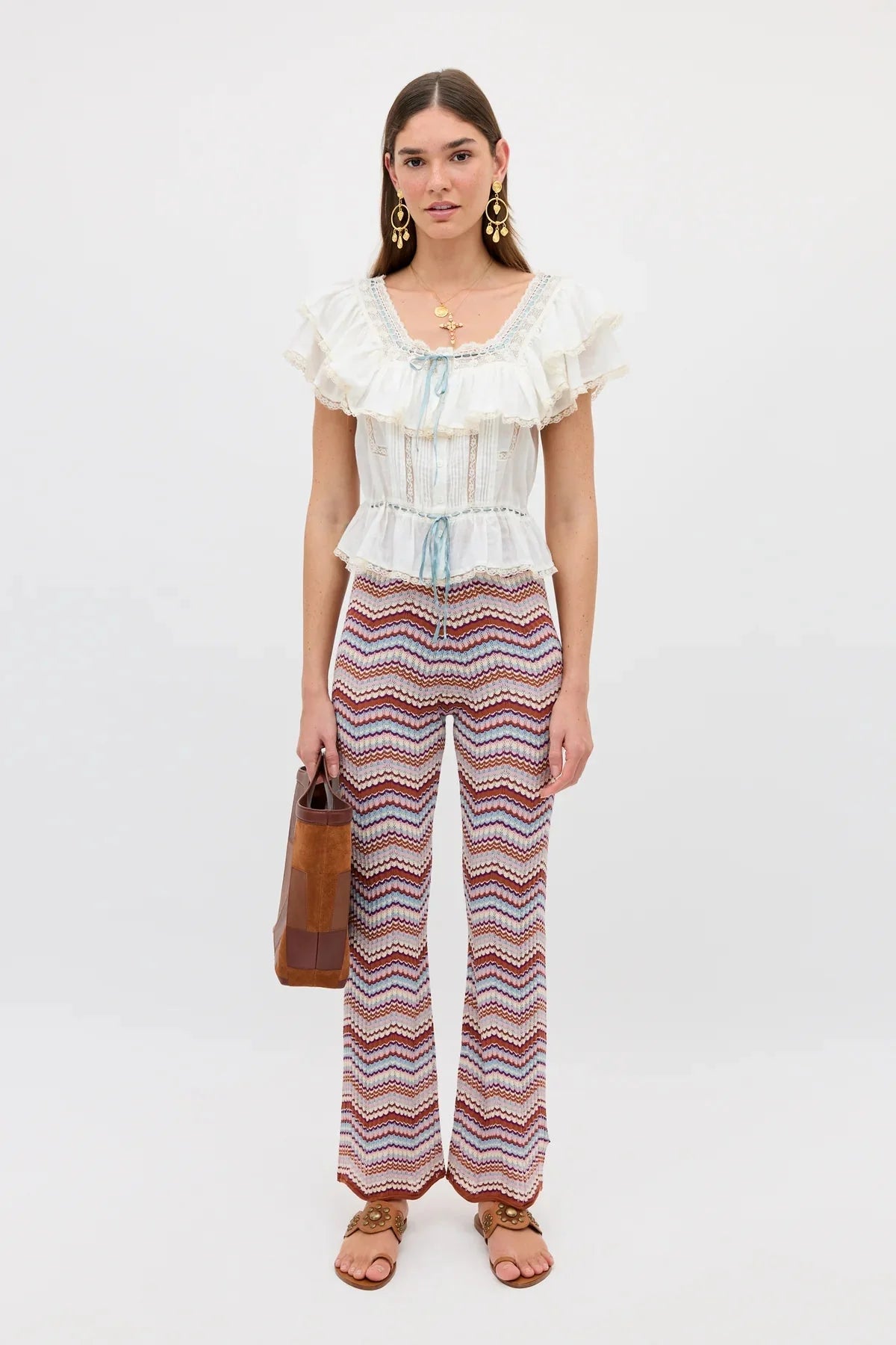 Boni Trouser Maria Chevron Multi RIXO