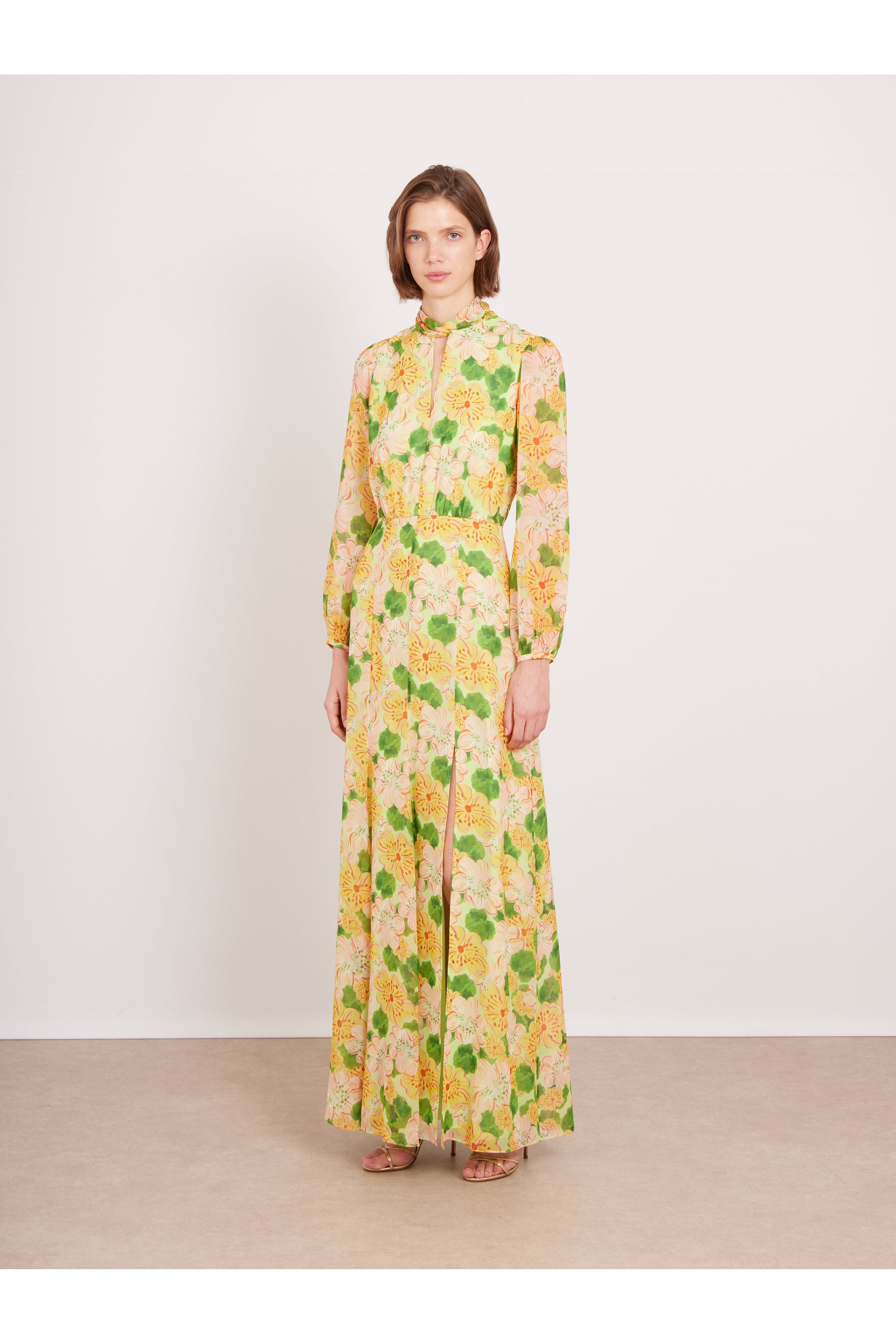 JACLYN LONG DRESS 11295 SALONI