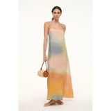 Staud Laurel Linen Dress Pastel Clouds