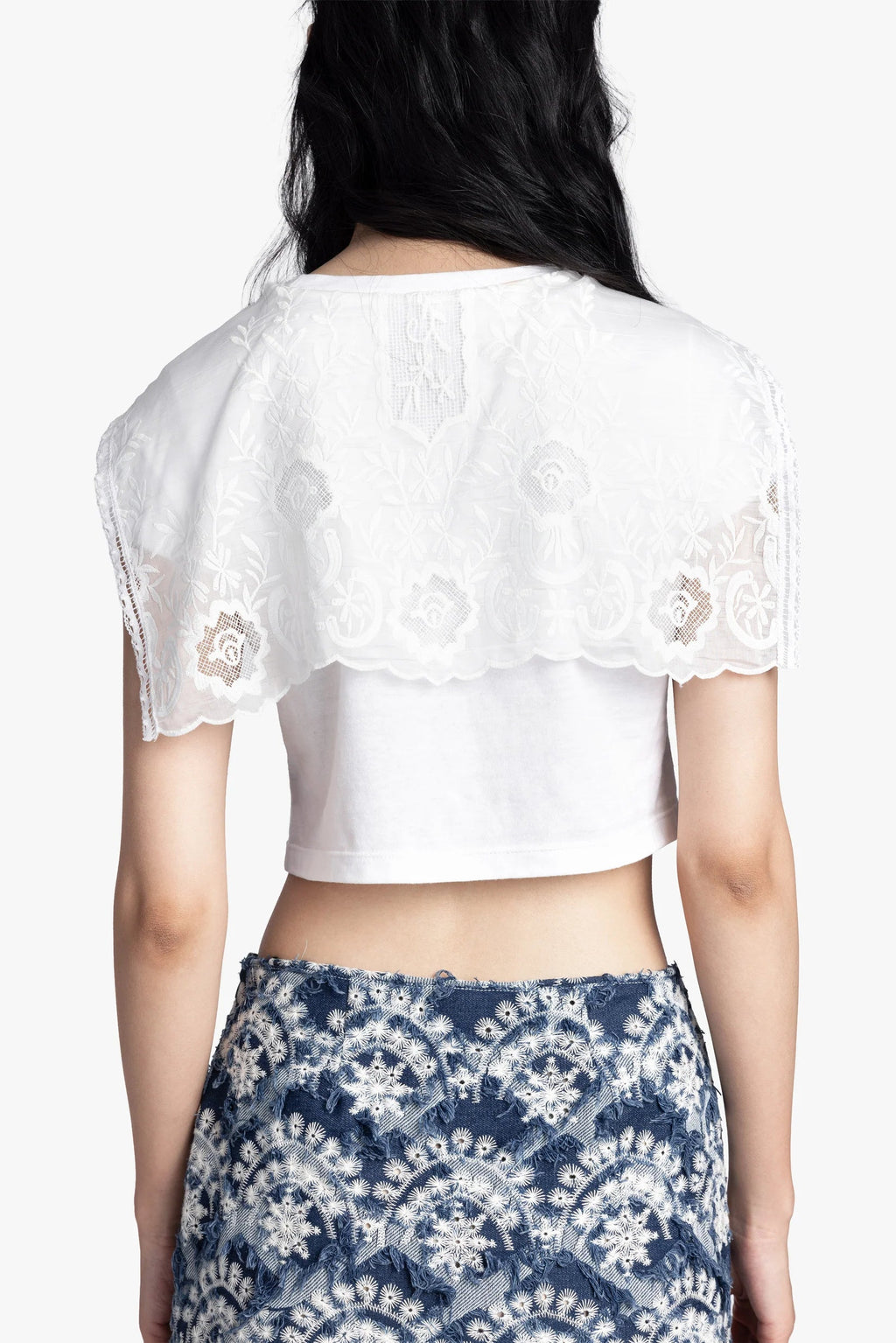 TEE SAILOR DECO TEE, WHITE Anna Sui