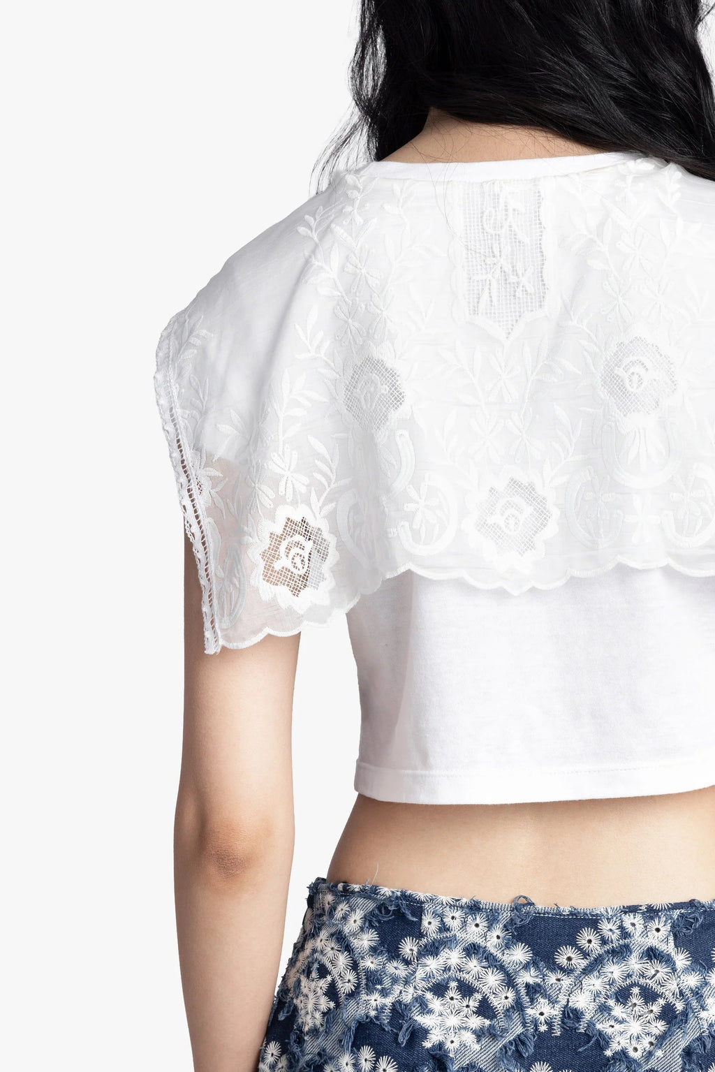 TEE SAILOR DECO TEE, WHITE Anna Sui