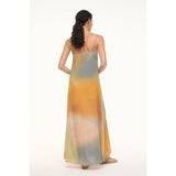 Staud Laurel Linen Dress Pastel Clouds