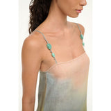 Staud Laurel Linen Dress Pastel Clouds