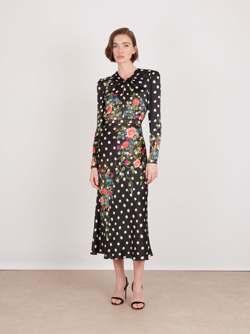 CLAUDIA MIDI DRESS 10736 SALONI