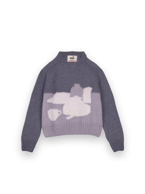 JAQUARD INTERSIA KNITTED JUMPER Mii
