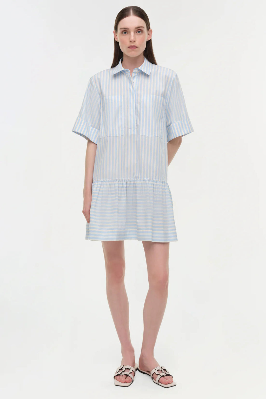 Simkhai Cris Cotton Shirt Dress Simkhai