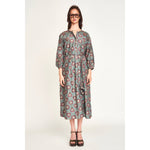 Somerset Dress in Mallard Coeur