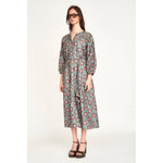 Somerset Dress in Mallard Coeur