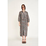 Somerset Dress in Mallard Coeur