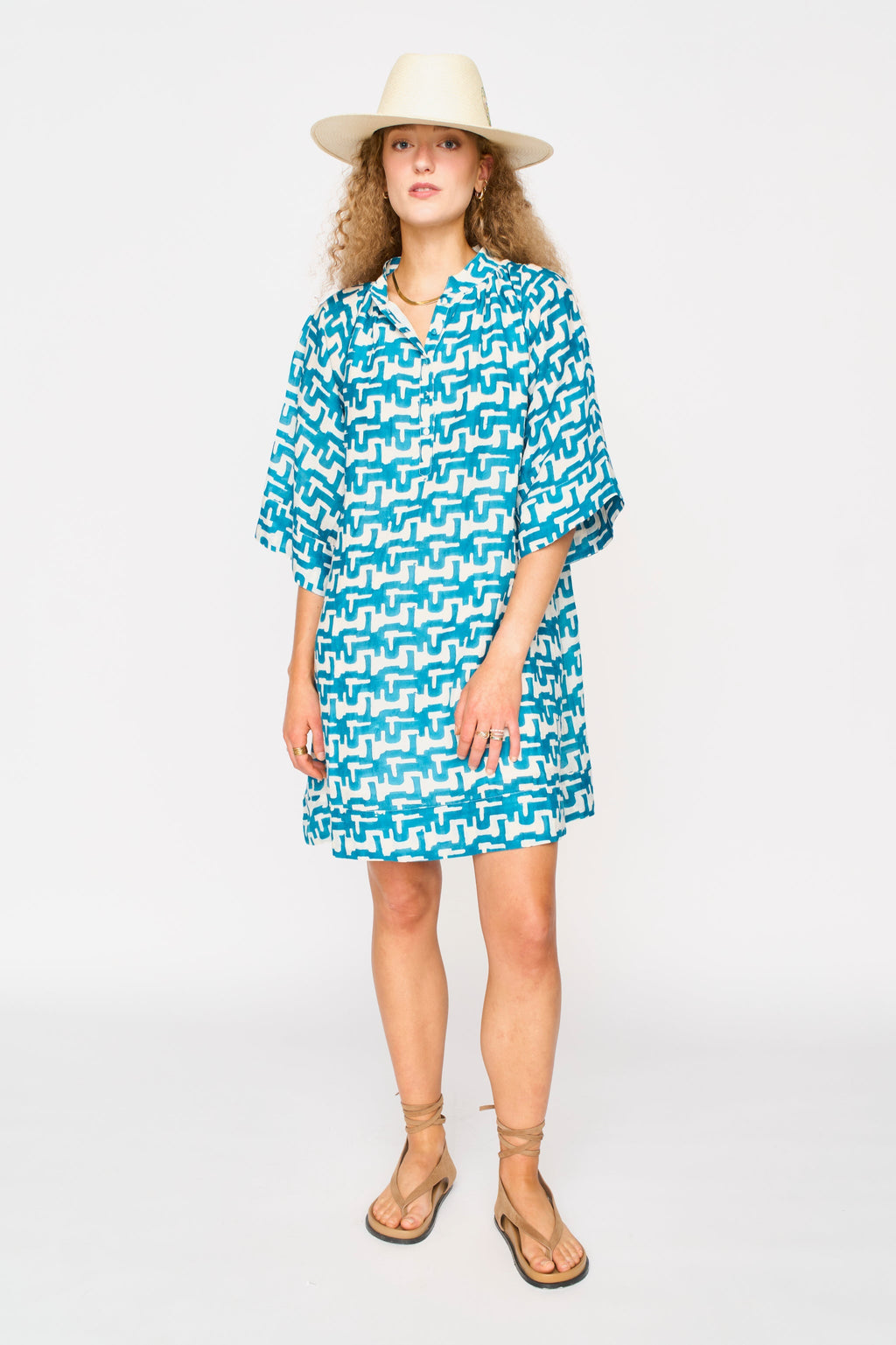Faro Dress in Azure Popova MIRTH