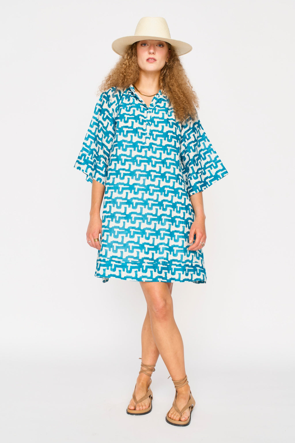 Faro Dress in Azure Popova MIRTH