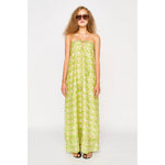 Bonaire Dress in Lime Popova MIRTH