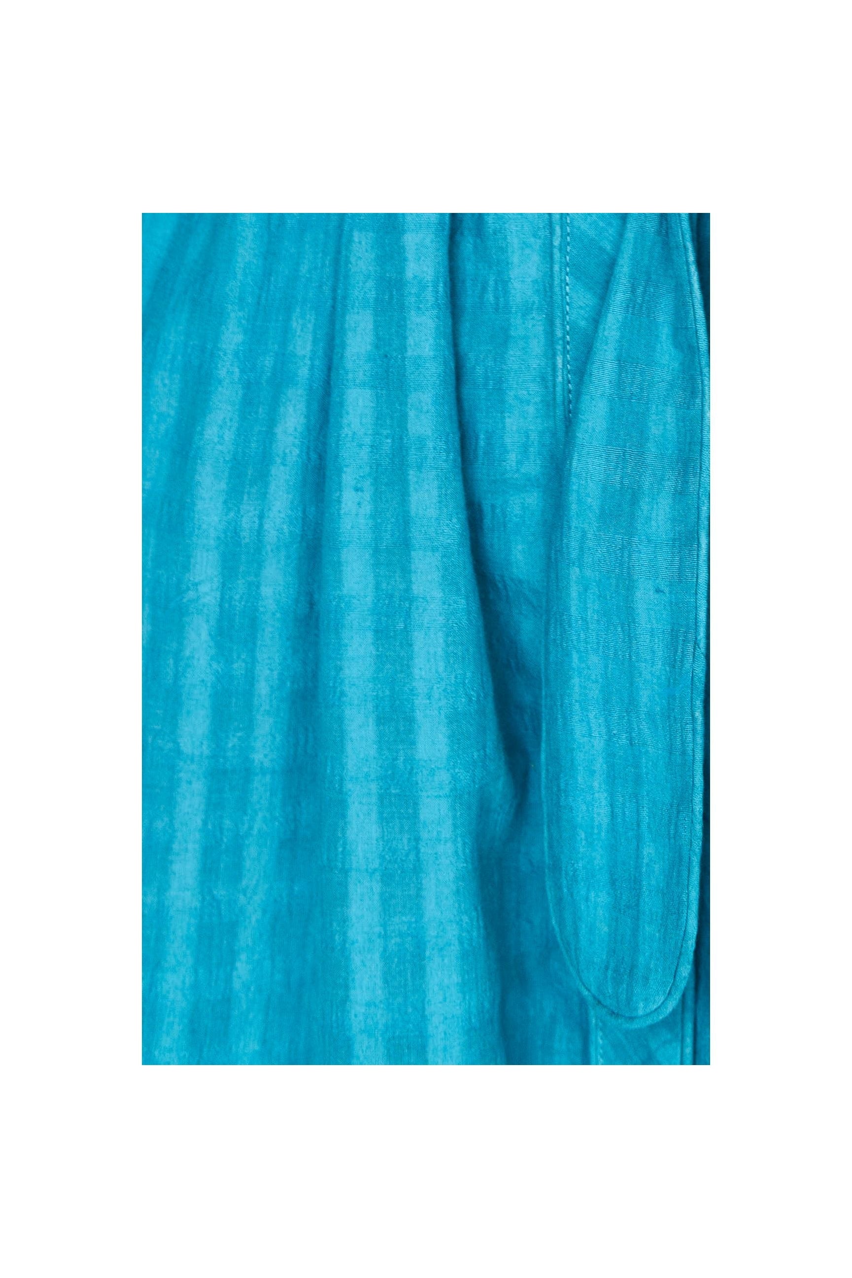 Vienna Pintuck Dress in Azure Dobby MIRTH