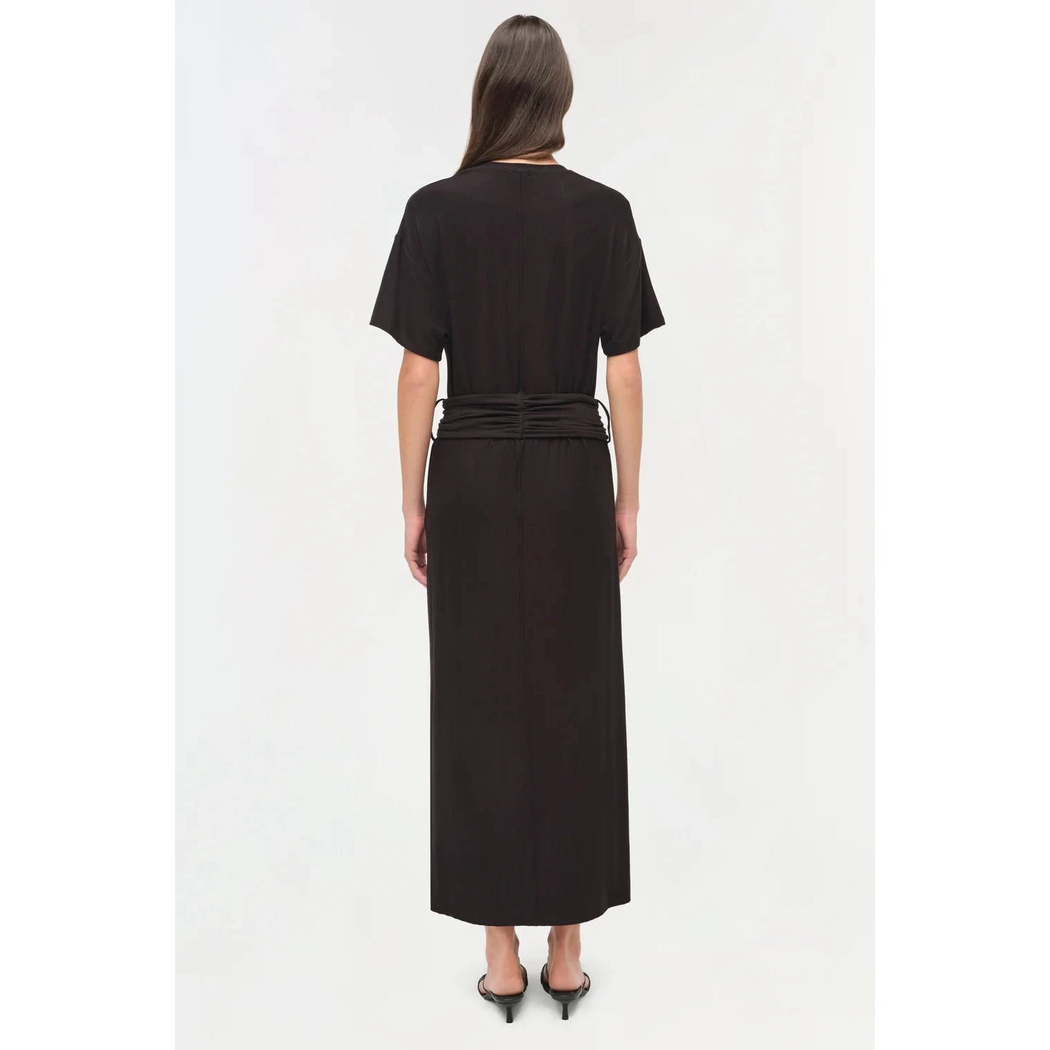 KASSIE T-SHIRT DRESS WITH TIE Simkhai