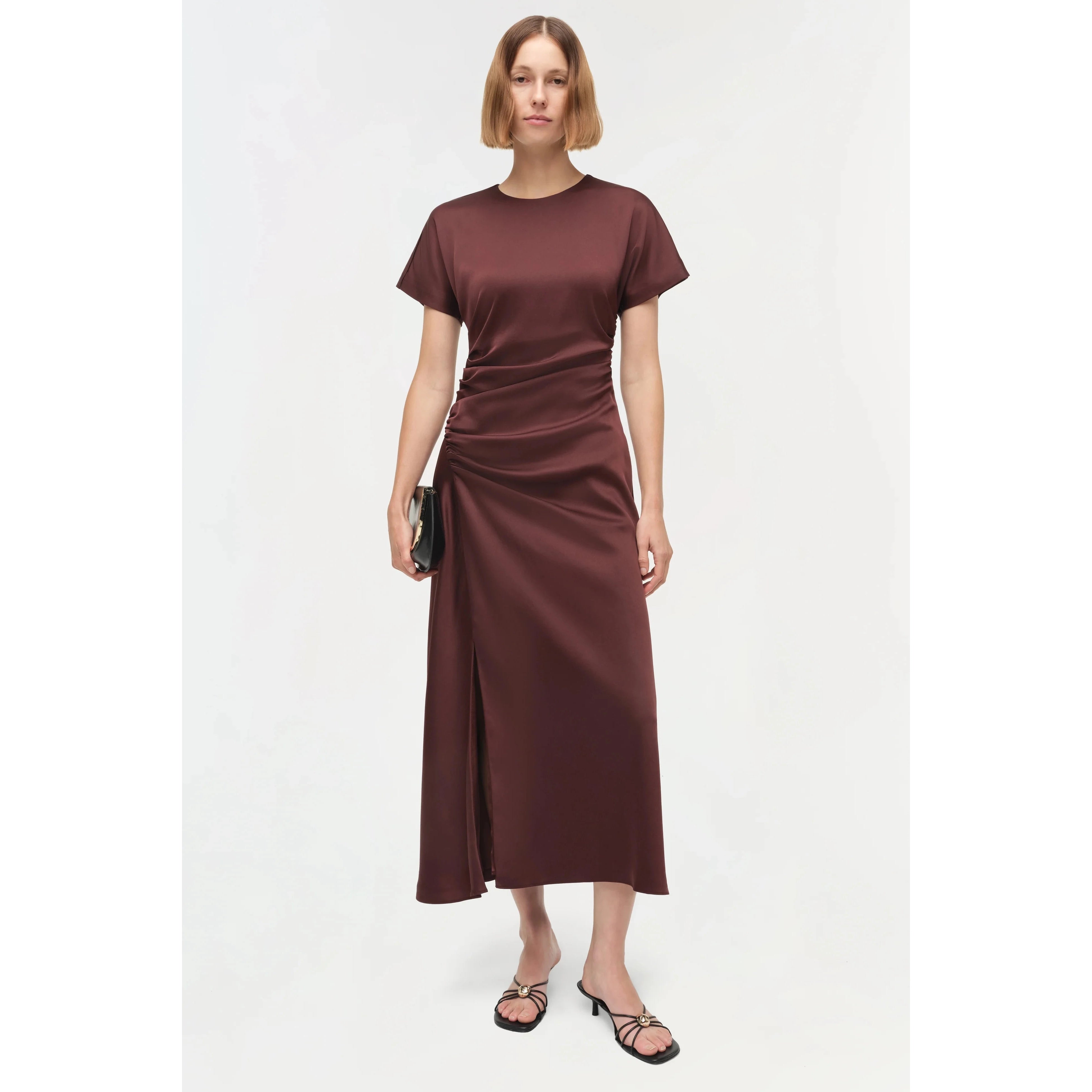MARABELLA DRAPED MIDI DRESS Simkhai