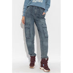 Light Gray Isabel Marant Nayla Pants Faded Blue