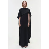 Simkhai Izel Cape Gown Black