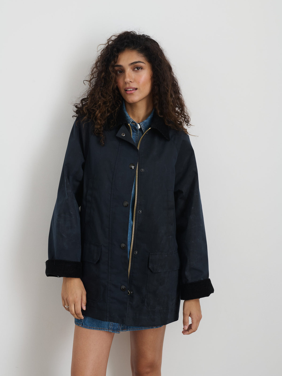 Chiltern Street Jacket In Waxed Cotton Alex Mill
