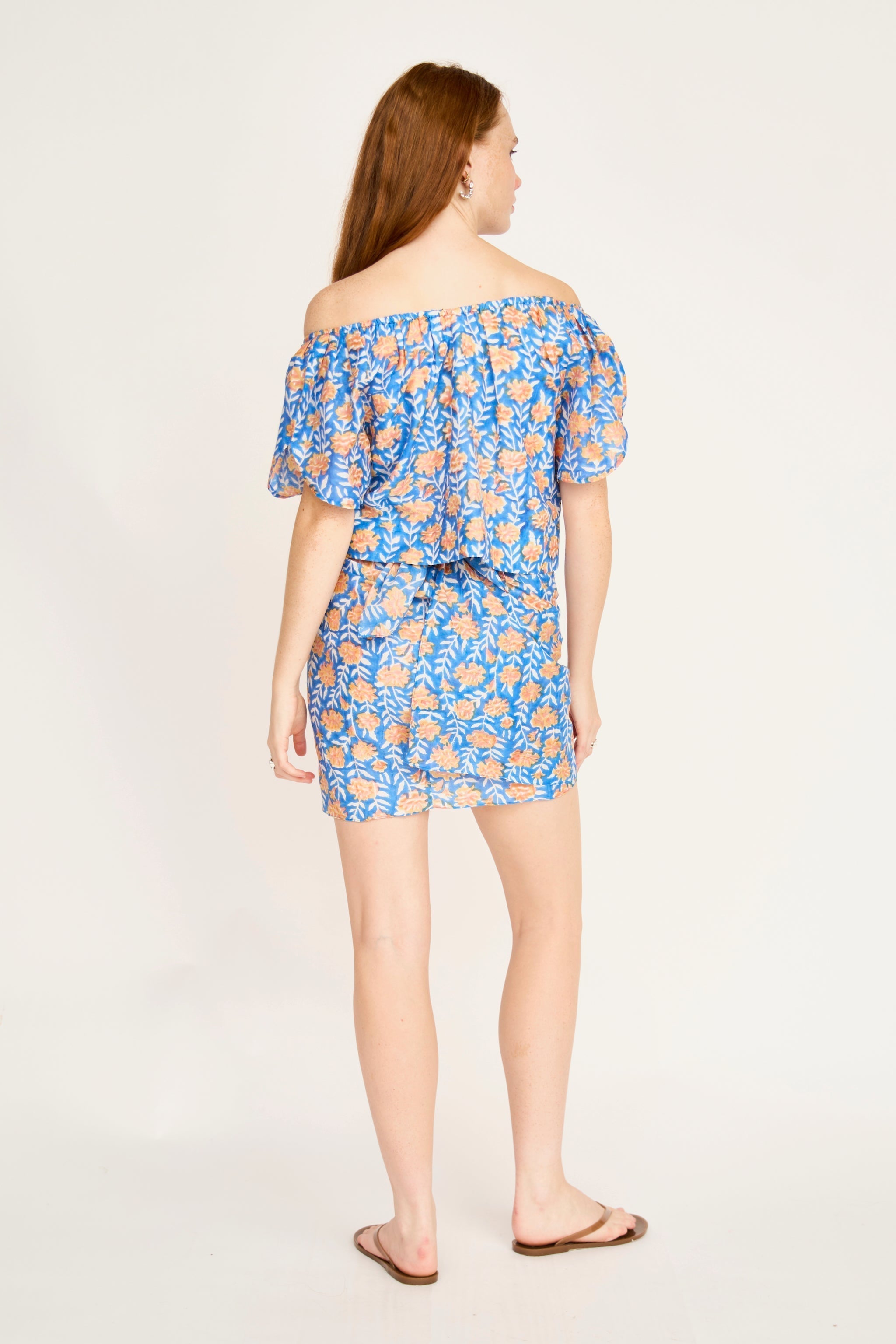 Capri Top in Tangerine Carnation MIRTH