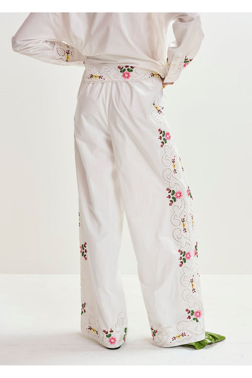 JANAI EMBROIDERED PANTS ESSENTIEL ANTWERP