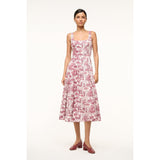 Staud Wells Dress Bordeaux Toile