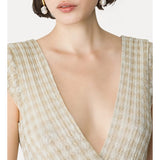 Pleated dress in diamond jersey forte_forte