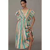 Hope for Flowers Goddess Dress Wavy Stripes