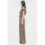 White Smoke Haydin Linen Cargo Pant