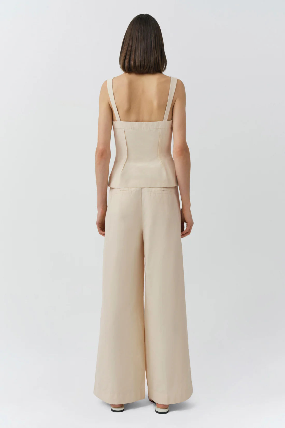Leroy Pleated Wide Leg Pant Simkhai