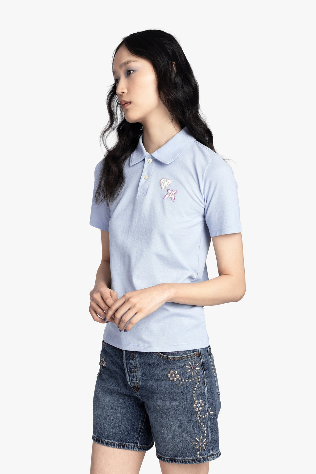 Patch Polo Tee Anna Sui