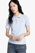 Patch Polo Tee Anna Sui
