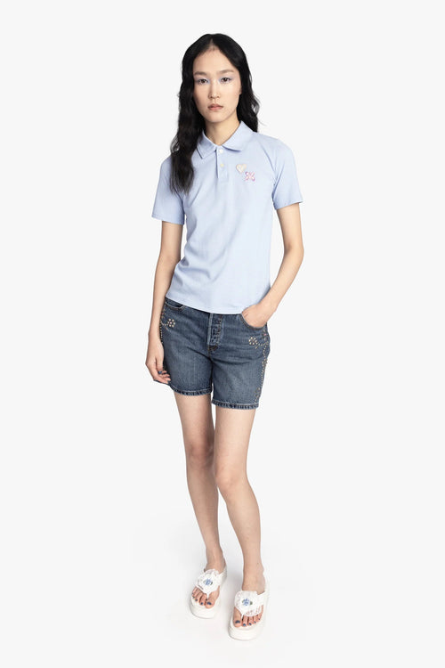 Patch Polo Tee Anna Sui