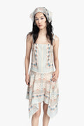 Heritage Scarf Print Dress Anna Sui
